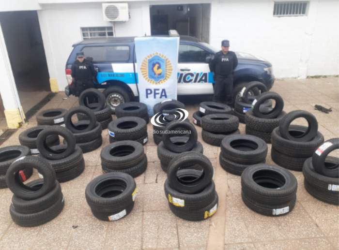 DECOMISAN CAMIÓN CON $17 MILLONES EN NEUMÁTICOS CHINOS ILEGALES