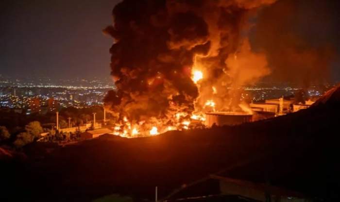 EL MOMENTO EN QUE ISRAEL ATACÓ LA CÁRCEL DE EVIN EN TEHERÁN