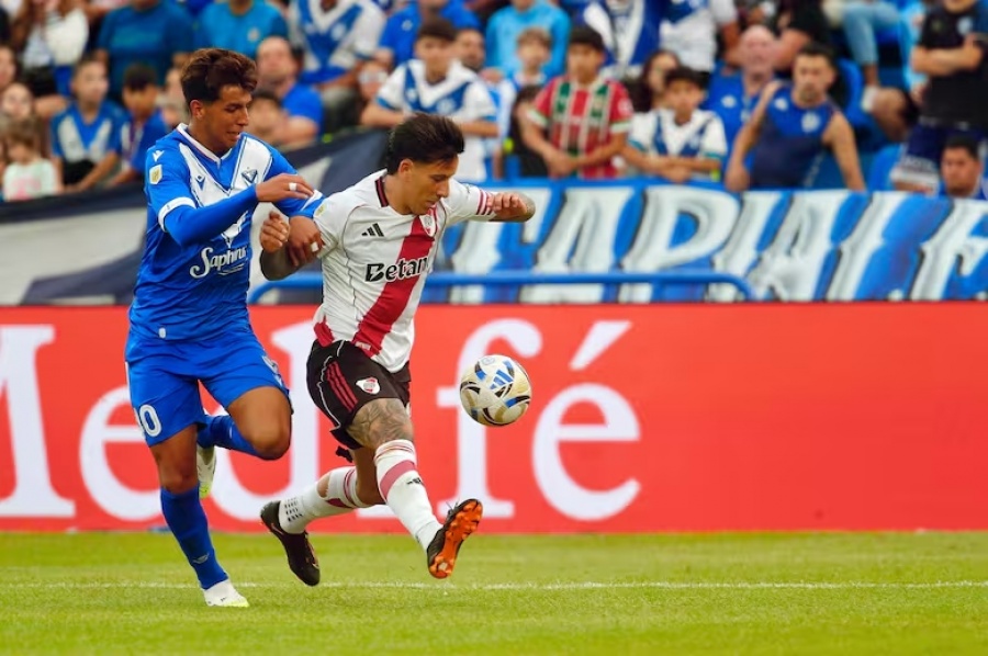 RIVER EMPATÓ CON VÉLEZ Y QUEDÓ COMPLICADO PARA JUGAR LIBERTADORES